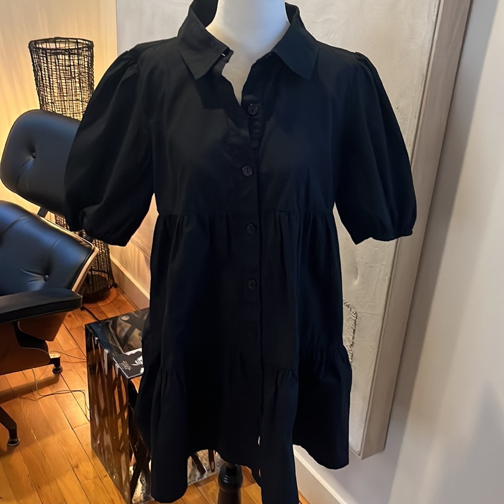Black Sanctuary Cotton Sundress Small